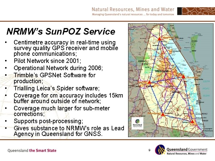 NRMW’s Sun. POZ Service • • • Centimetre accuracy in real-time using survey quality