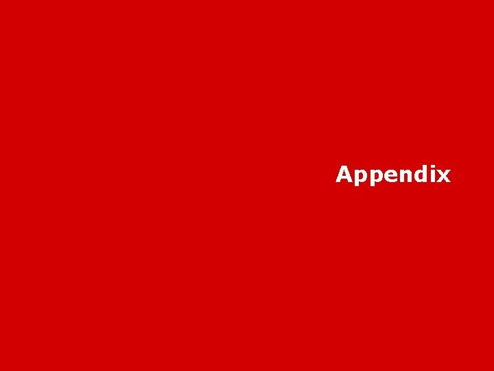 Appendix 