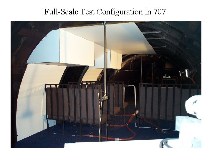 Full-Scale Test Configuration in 707 