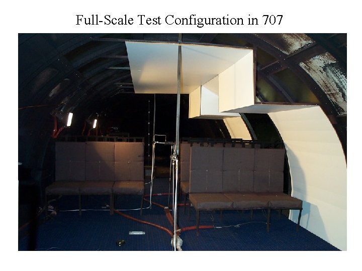 Full-Scale Test Configuration in 707 