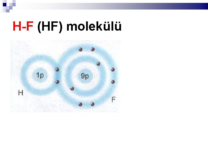 H-F (HF) molekülü 