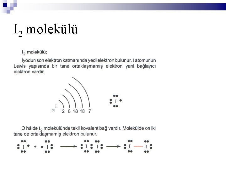 I 2 molekülü 