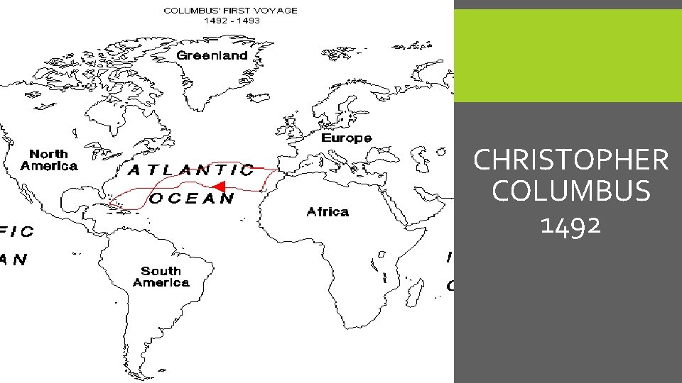 CHRISTOPHER COLUMBUS 1492 