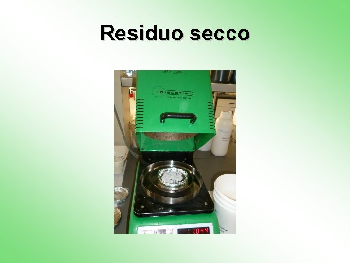 Residuo secco 