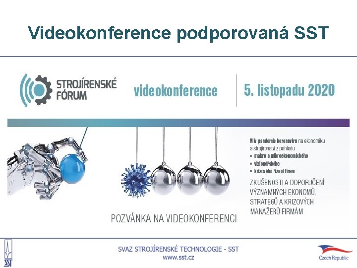 Videokonference podporovaná SST 