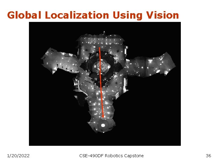 Global Localization Using Vision 1/20/2022 CSE-490 DF Robotics Capstone 36 