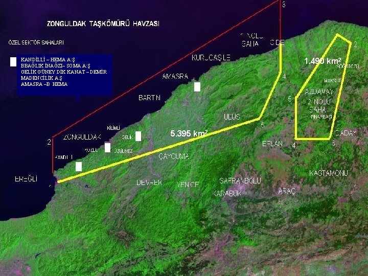 1. 490 km 2 KANDİLLİ – HEMA A: Ş BBAĞLIK İNAĞZI– SOMA A: Ş