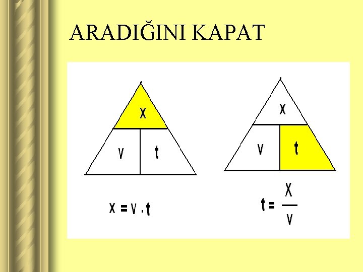 ARADIĞINI KAPAT 