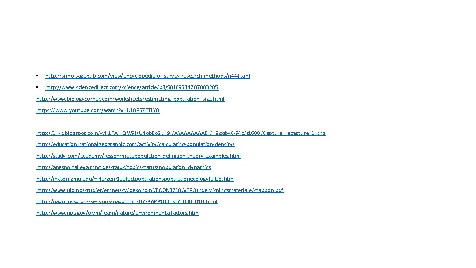  • http: //srmo. sagepub. com/view/encyclopedia-of-survey-research-methods/n 444. xml • http: //www. sciencedirect. com/science/article/pii/S 0169534707003205