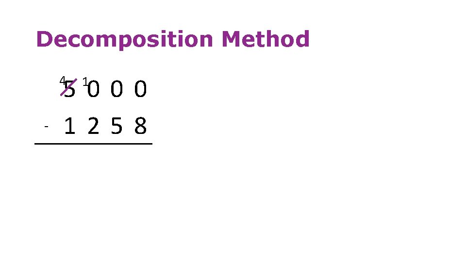 Decomposition Method 4 - 5000 1258 1 