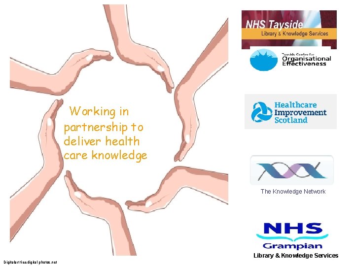 Working in partnership to deliver health care knowledge The Knowledge Network Library & Knowledge