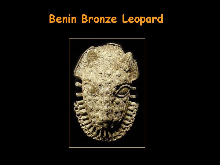 Benin Bronze Leopard 