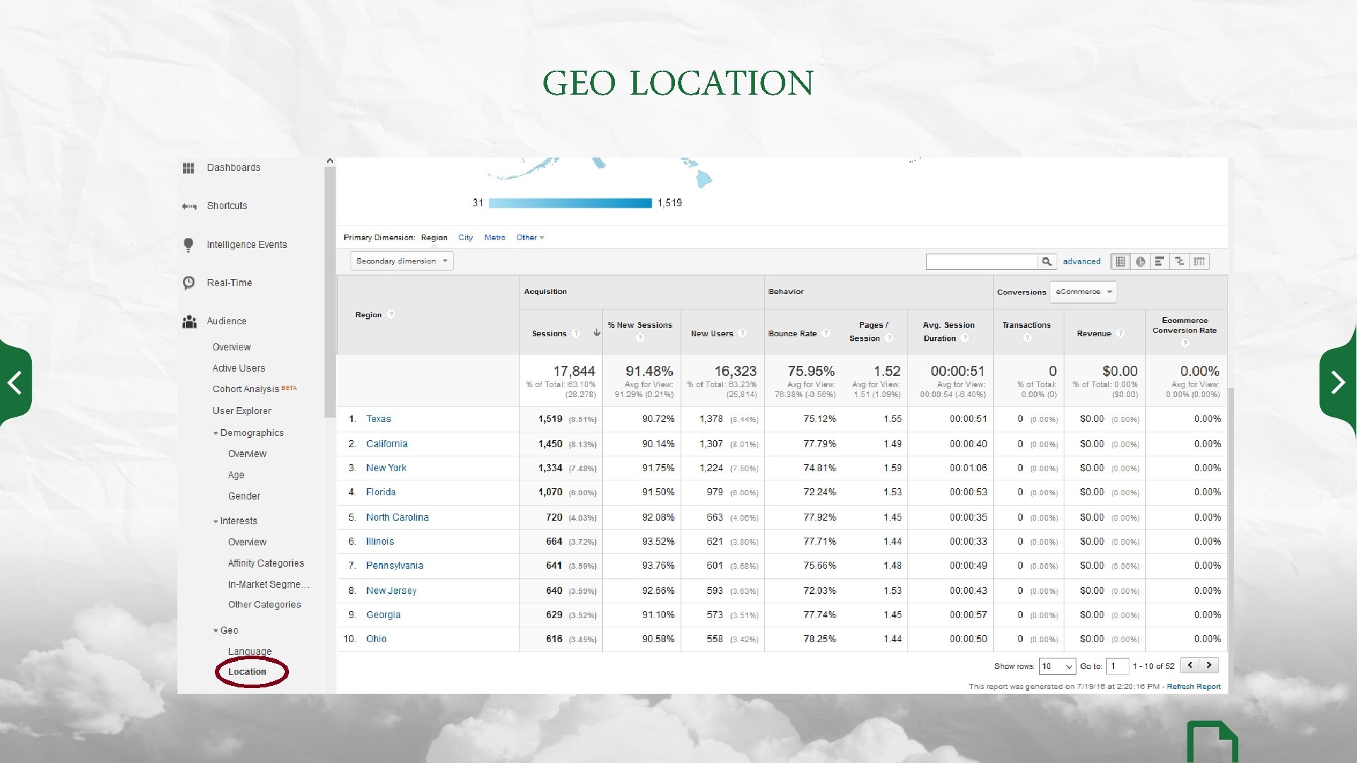 GEO LOCATION 