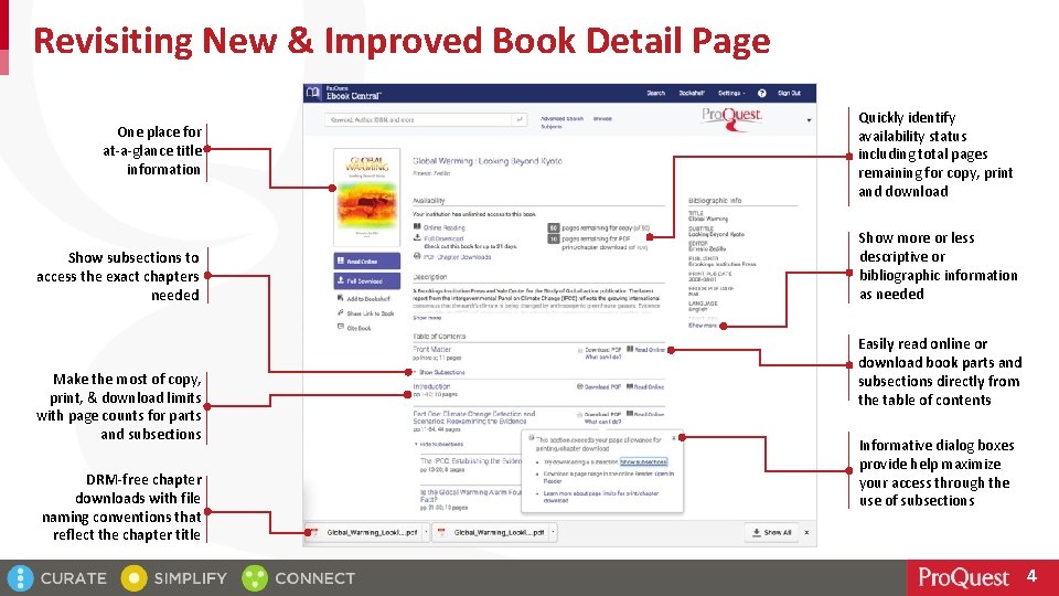 Revisiting New & Improved Book Detail Page One place for at-a-glance title information Show