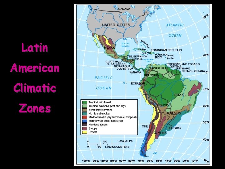 Latin American Climatic Zones 