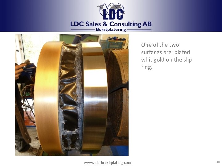 LDC borstplätering Tel: +46 248 17440 ldc@swipnet. se One of the two surfaces are