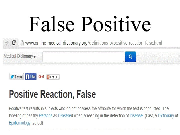 False Positive 