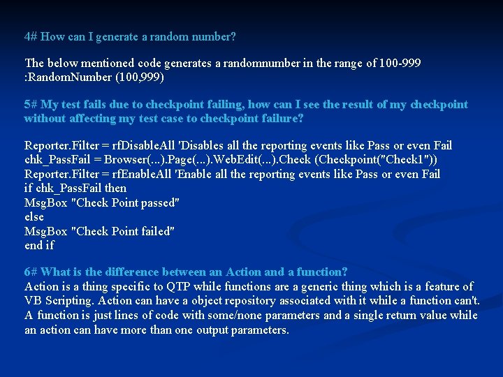 4# How can I generate a random number? The below mentioned code generates a