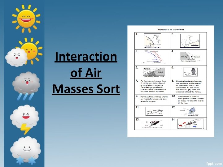 Interaction of Air Masses Sort 