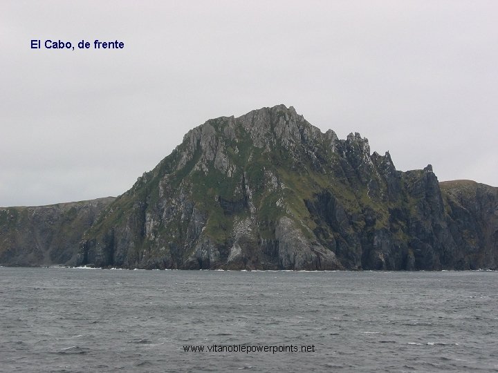 El Cabo, de frente www. vitanoblepowerpoints. net 