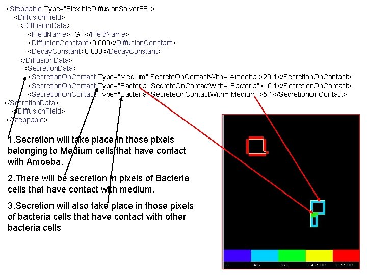 <Steppable Type="Flexible. Diffusion. Solver. FE"> <Diffusion. Field> <Diffusion. Data> <Field. Name>FGF</Field. Name> <Diffusion. Constant>0.