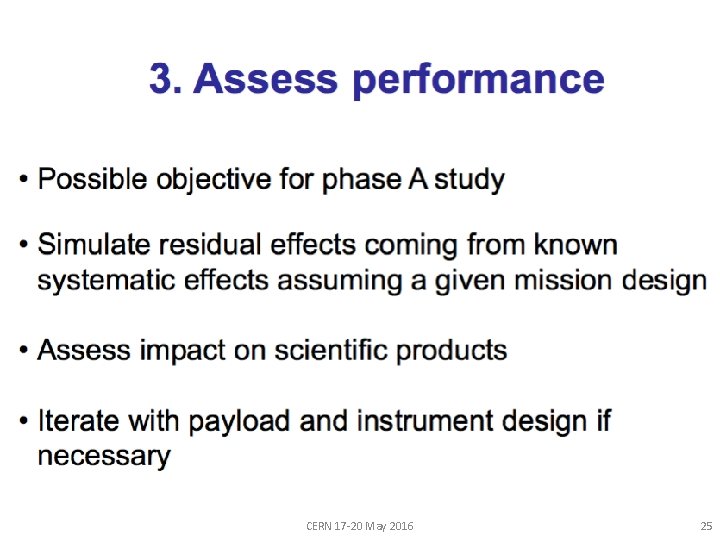 CERN 17 -20 May 2016 25 