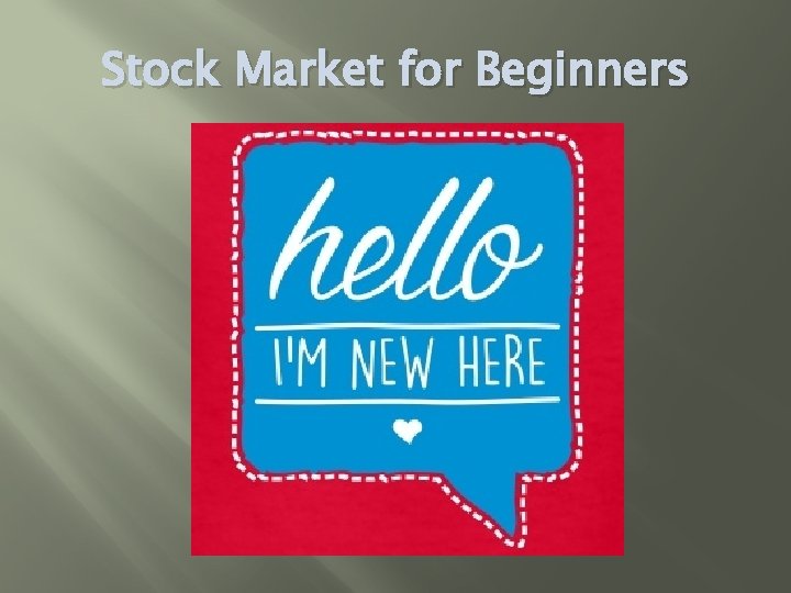 Stock Market for Beginners 