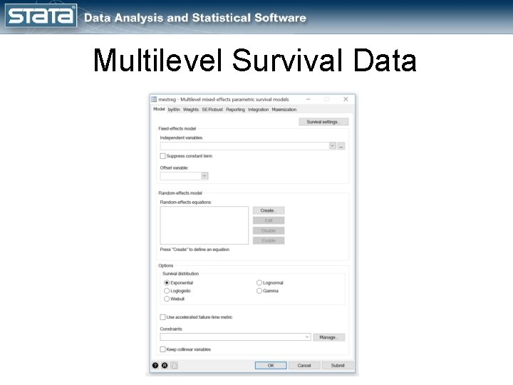 Multilevel Survival Data 