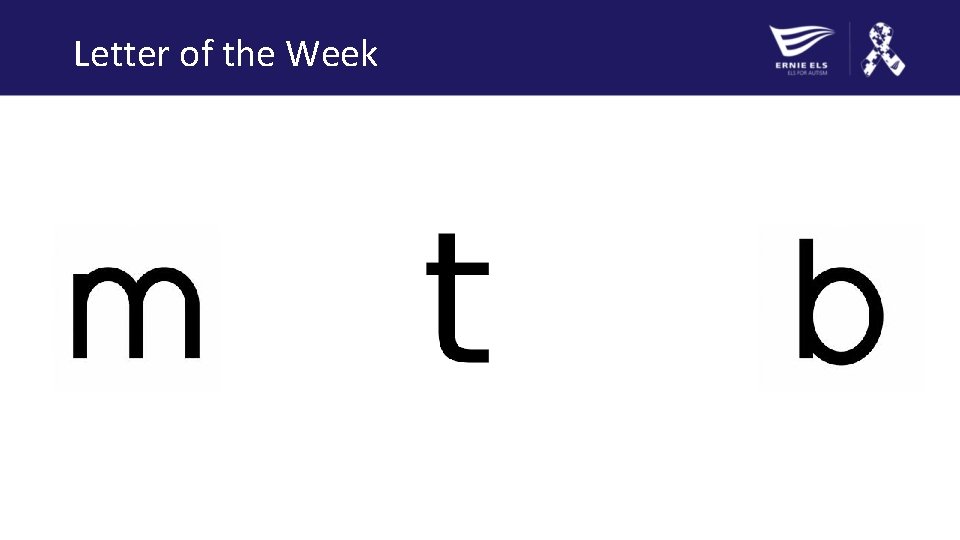 Letter of the Week 