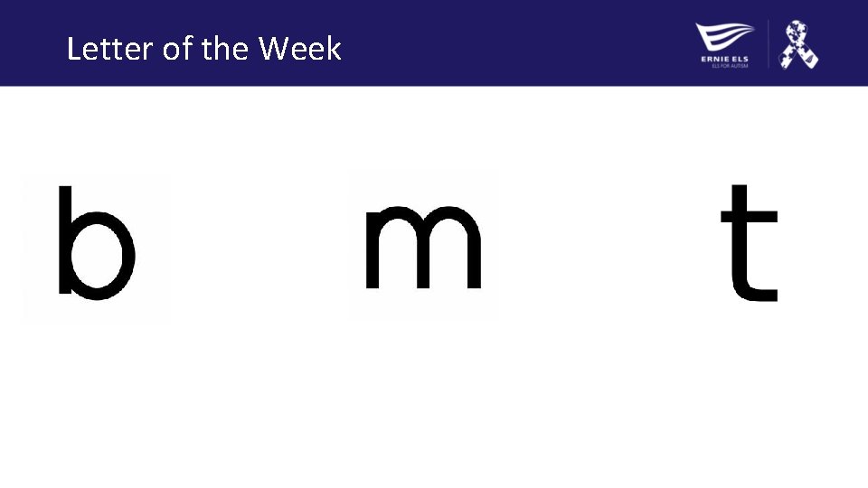 Letter of the Week 