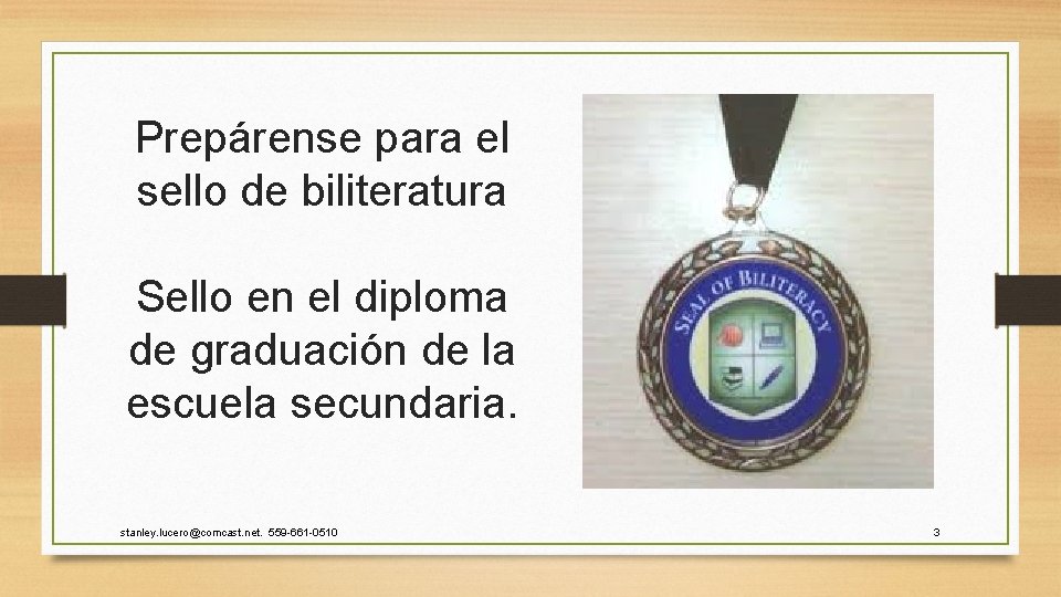 Prepárense para el sello de biliteratura Sello en el diploma de graduación de la