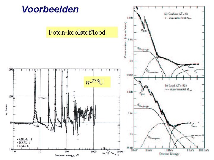 Voorbeelden Foton-koolstof/lood n-238 U Najaar 2009 Jo van den Brand 5 