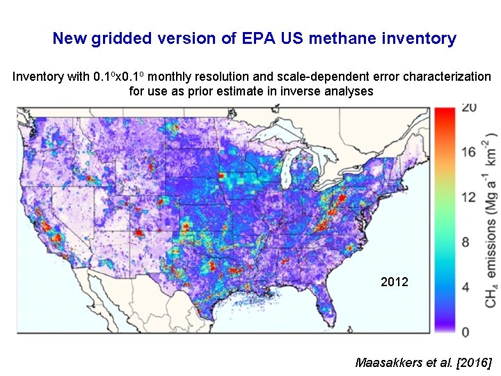 New gridded version of EPA US methane inventory Inventory with 0. 1 ox 0. New gridded version of EPA US methane inventory Inventory with 0. 1 ox 0.
