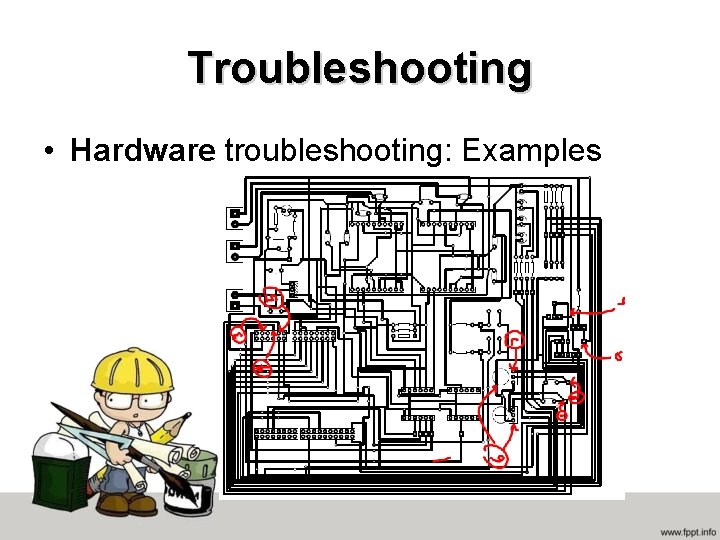Troubleshooting • Hardware troubleshooting: Examples 