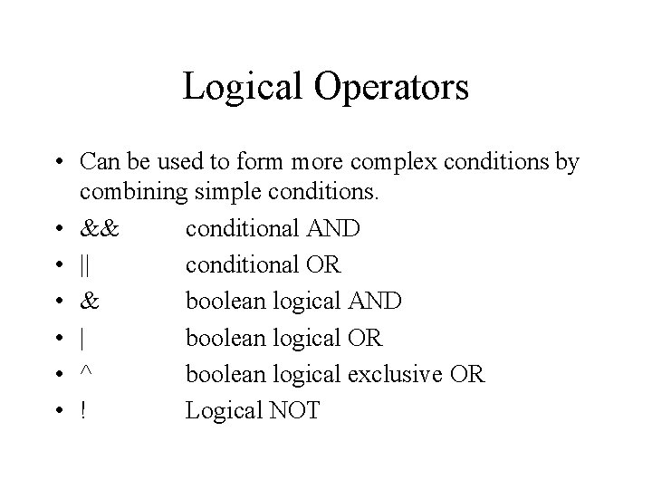 ECE 122 Feb 15 2005 for Repetition Statement