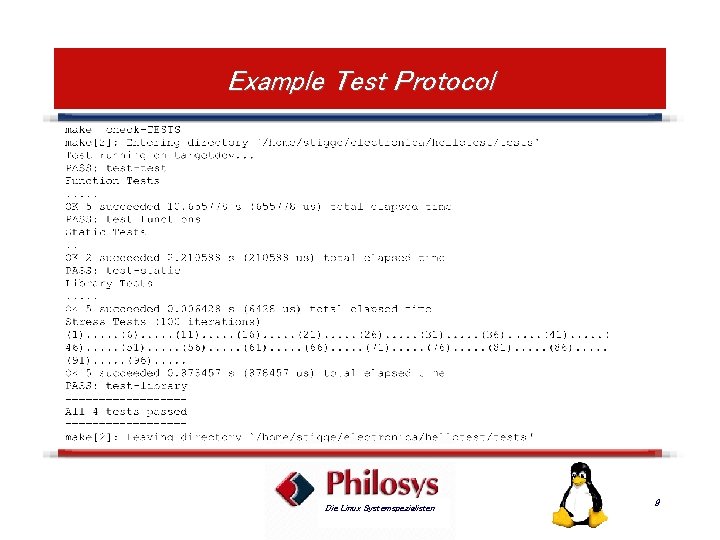 Example Test Protocol Die Linux Systemspezialisten 9 
