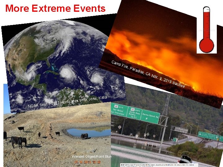 More Extreme Events Cam p Fi p NOAA Se ma rricanes Ir u H