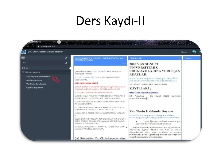 Ders Kaydı-II 