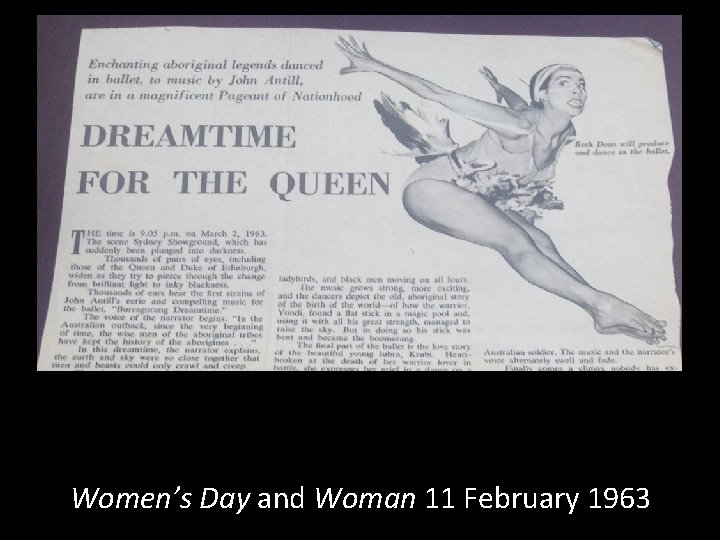 Women’s Day and Woman 11 February 1963 