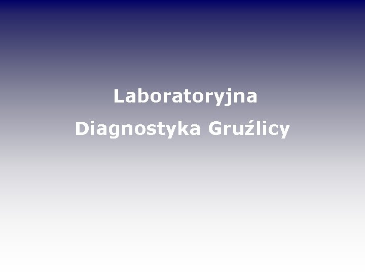 Laboratoryjna Diagnostyka Gruźlicy 