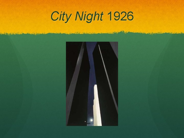 City Night 1926 