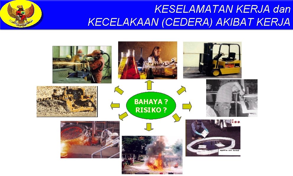 KESELAMATAN KERJA dan KECELAKAAN (CEDERA) AKIBAT KERJA BAHAYA ? RISIKO ? 