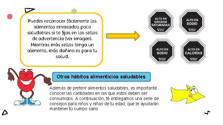 Puedes reconocer fácilmente los alimentos envasados poco saludables si te fijas en los sellos