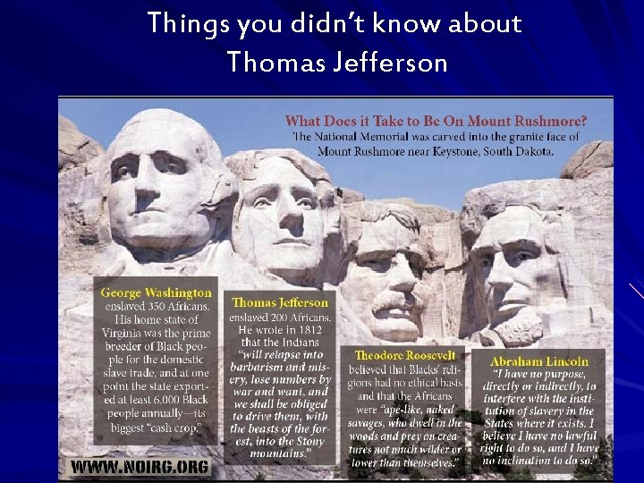 Things you didn’t know about Thomas Jefferson 