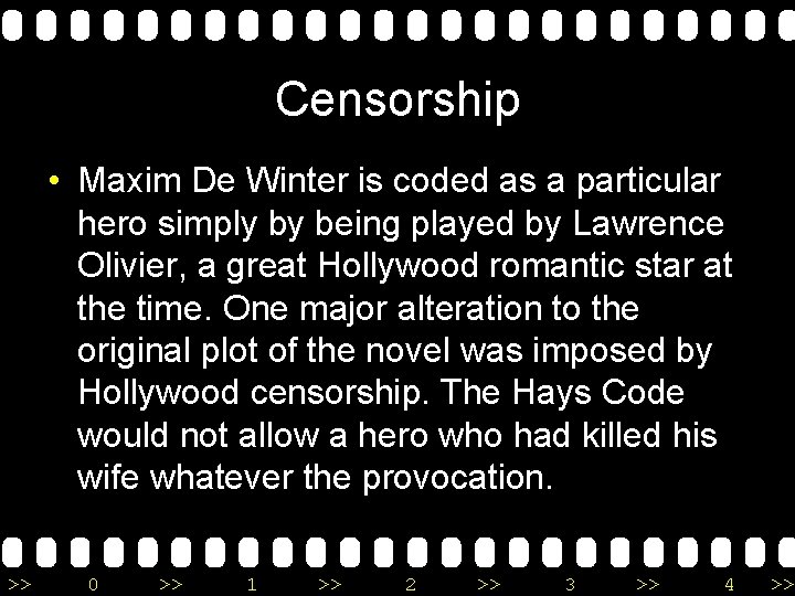 Censorship • Maxim De Winter is coded as a particular hero simply by being