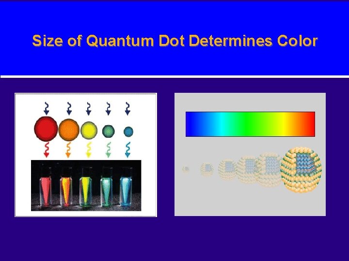 Size of Quantum Dot Determines Color 