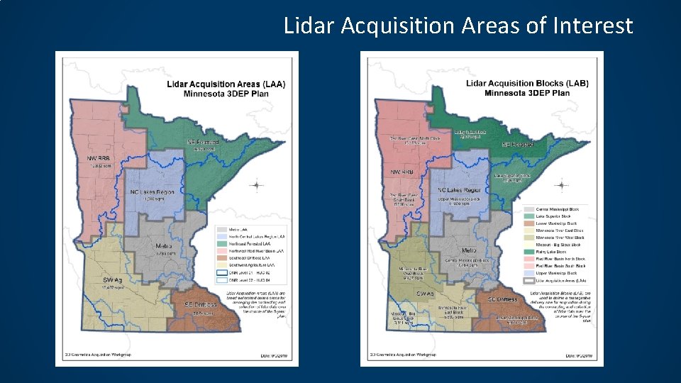 Lidar Acquisition Areas of Interest 