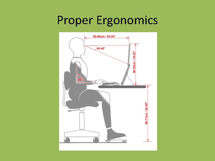 Proper Ergonomics 