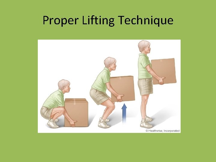 Proper Lifting Technique 