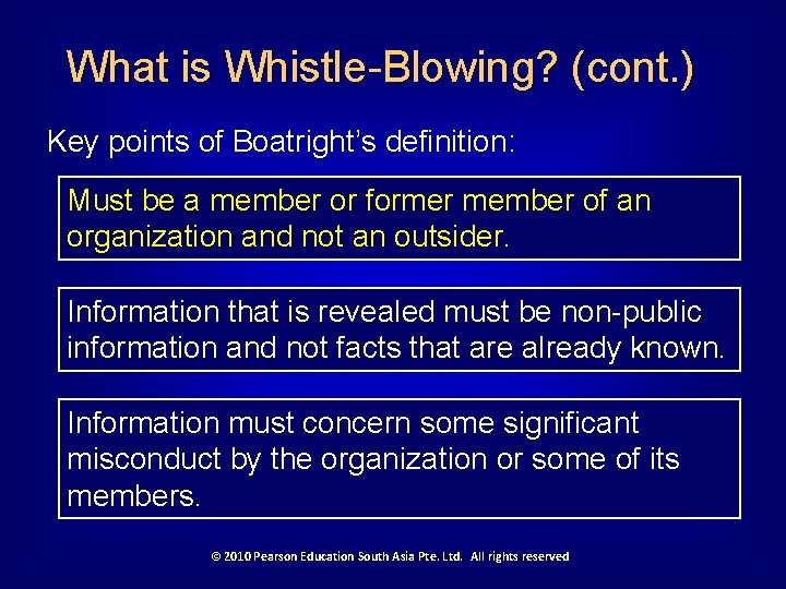 J R Boatright Chapter 4 ETHICS AND THE